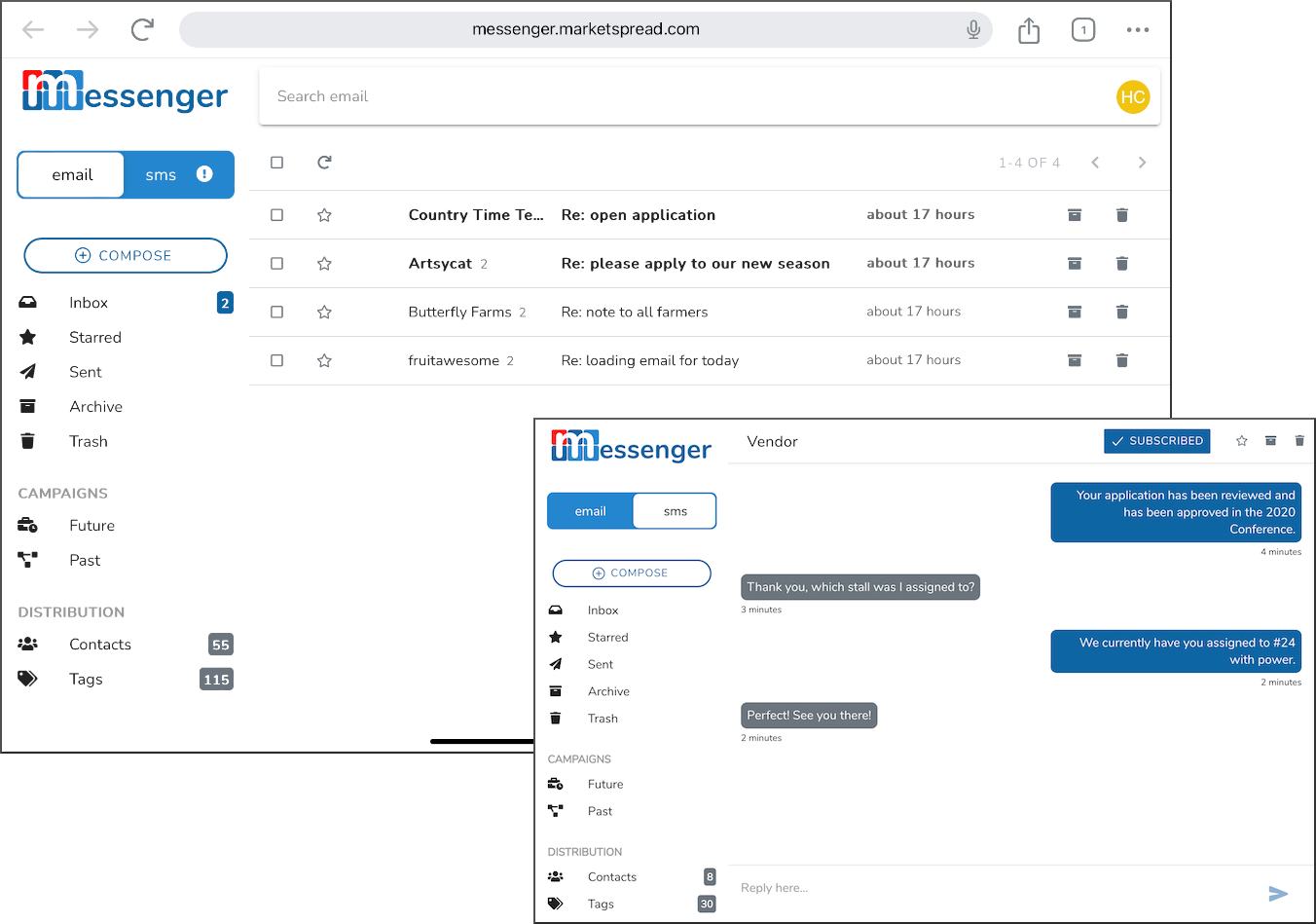 Marketspread Messenger